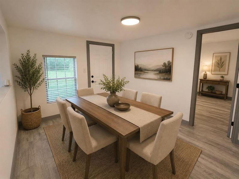 Furnished interior view inside a new home in , Cameron (Image 6).