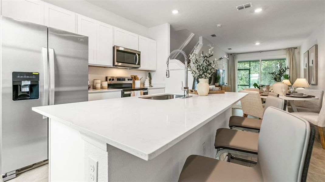 Furnished interior view inside a new home in Stokes Landing, St. Augustine (Image 16).