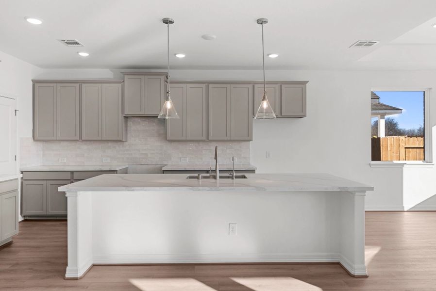 Furnished interior view inside a new home in Westland Ranch, League City (Image 5).