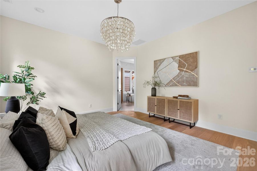 Furnished interior view inside a new home in , Charlotte (Image 17).