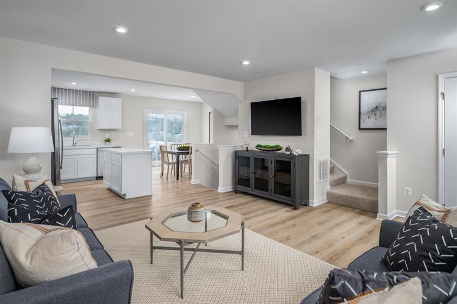 Furnished interior view inside a new home in Fall Crest, Antioch (Image 11).