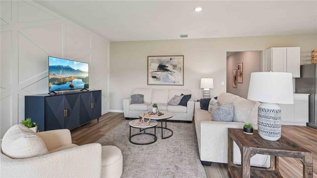 Furnished interior view inside a new home in Avalon Woods, Newberry (Image 9).