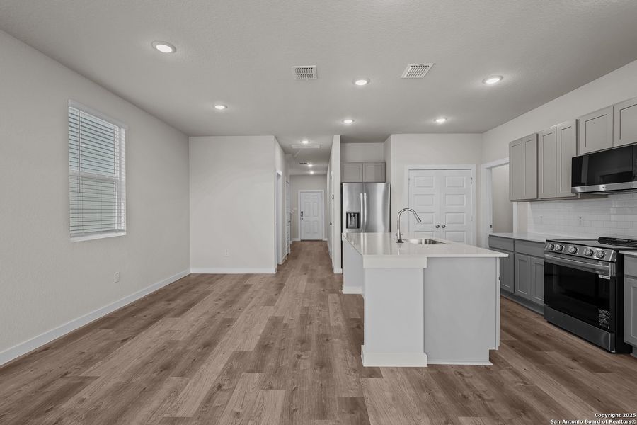 Furnished interior view inside a new home in Applewhite Meadows, San Antonio (Image 14). Furnished interior view inside a new home in Applewhite Meadows, San Antonio (Image 14).