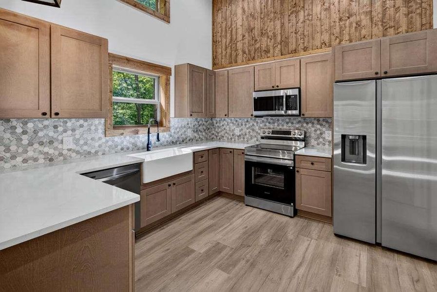 Furnished interior view inside a new home in , Morganton (Image 4).