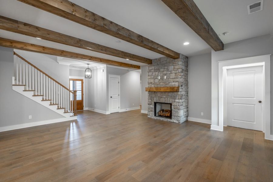 Representative unfurnished interior of a home built from the Farmview by Riverstone Construction, LLC in Pine Ridge, Soddy-Daisy (Image 22).