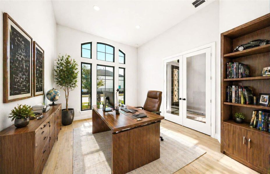 Furnished interior view inside a new home in Bridgeland 50′, Cypress (Image 6). Furnished interior view inside a new home in Bridgeland 50′, Cypress (Image 6).