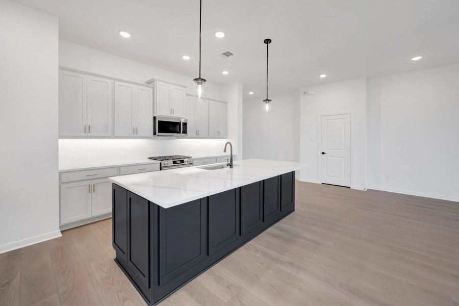 Furnished interior view inside a new home in The Grand Prairie 50’, Hockley (Image 13).
