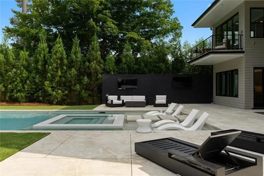 Exterior details and patio area of a home in , Atlanta (Image 25).