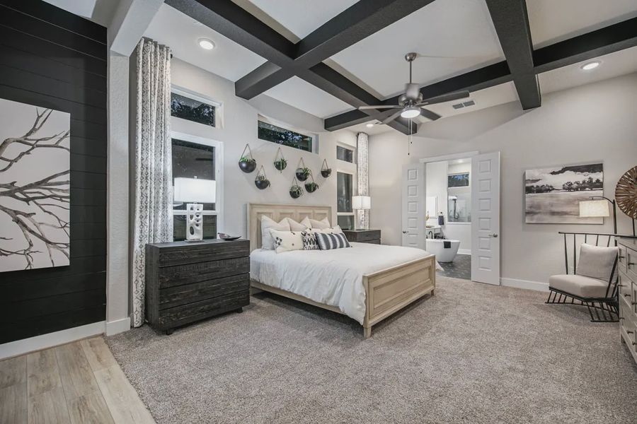 Representative furnished interior of a home built from the Bethany by Chesmar Homes in Heimer Estates at Garden Ridge, Fulshear (Image 10).
