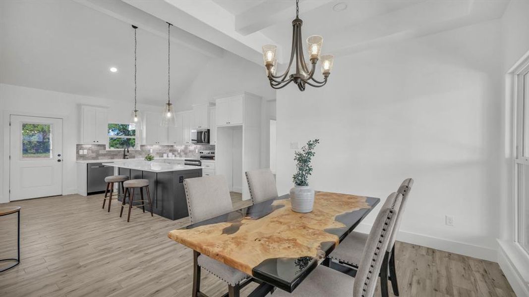 Furnished interior view inside a new home in , Weatherford (Image 15).