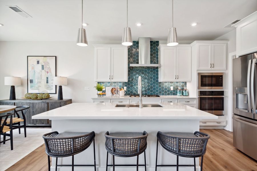 Furnished interior view inside a new home in Seven Oaks, Belmont (Image 9).