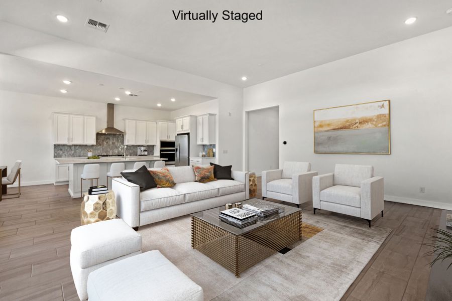 Furnished interior view inside a new home in Mountain View Ranch, Vail (Image 6).