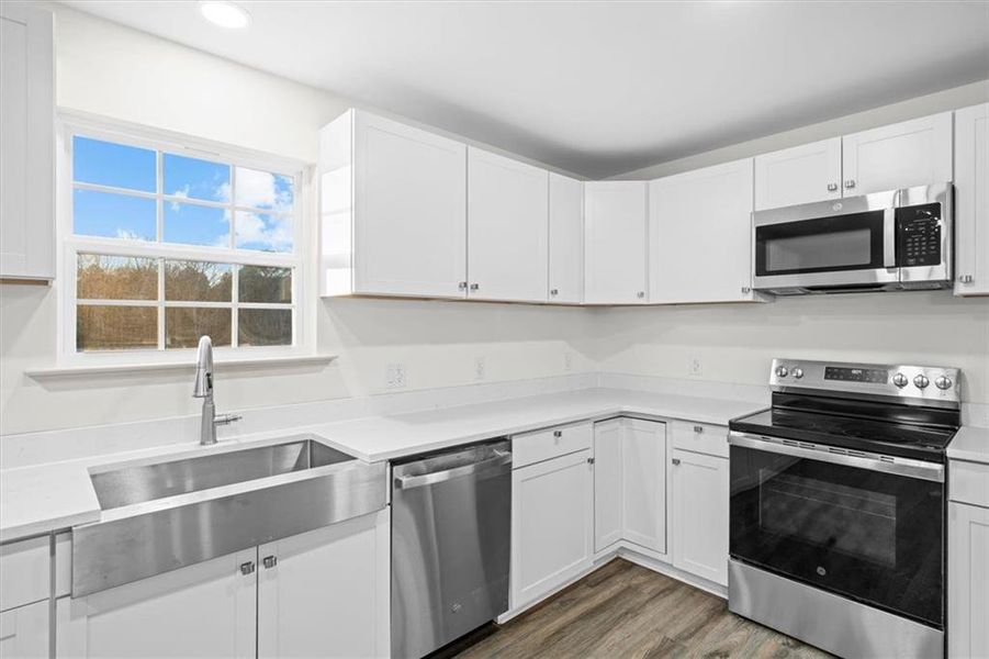 Furnished interior view inside a new home in , Dalton (Image 6).