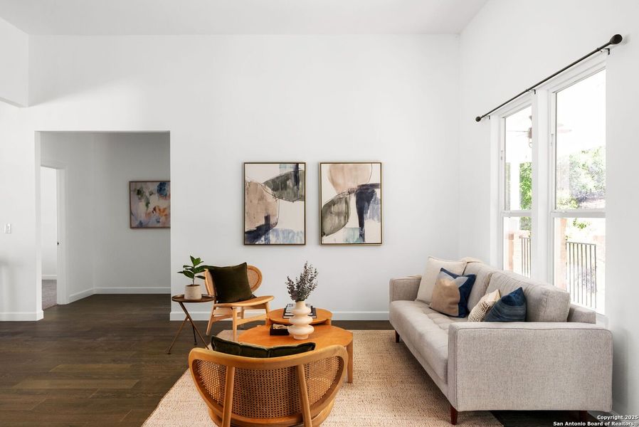 Furnished interior view inside a new home in , Canyon Lake (Image 7). Furnished interior view inside a new home in , Canyon Lake (Image 7).