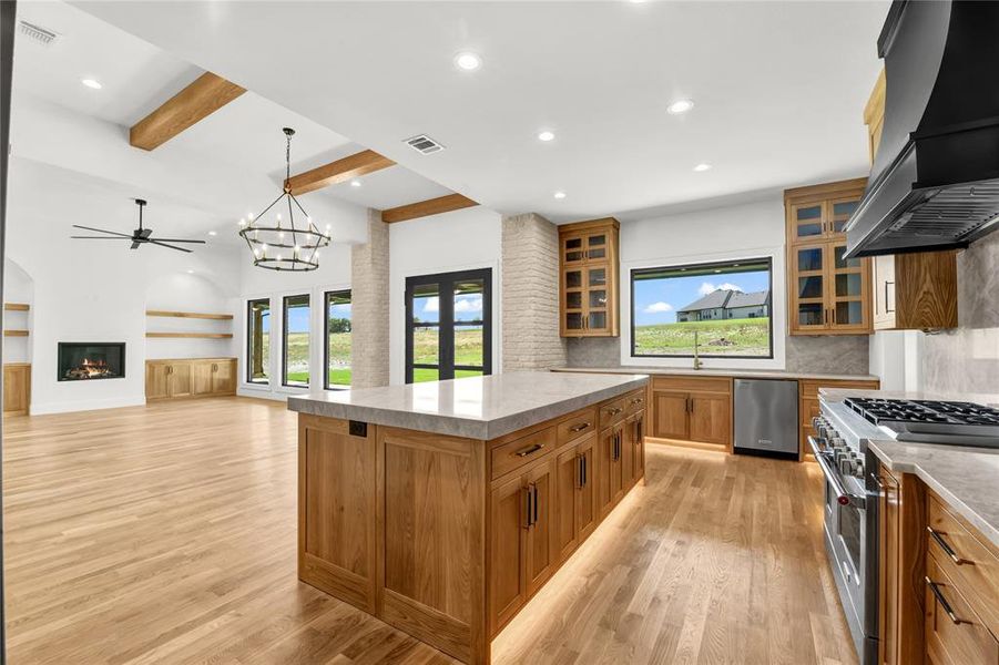 Furnished interior view inside a new home in , Weatherford (Image 12).