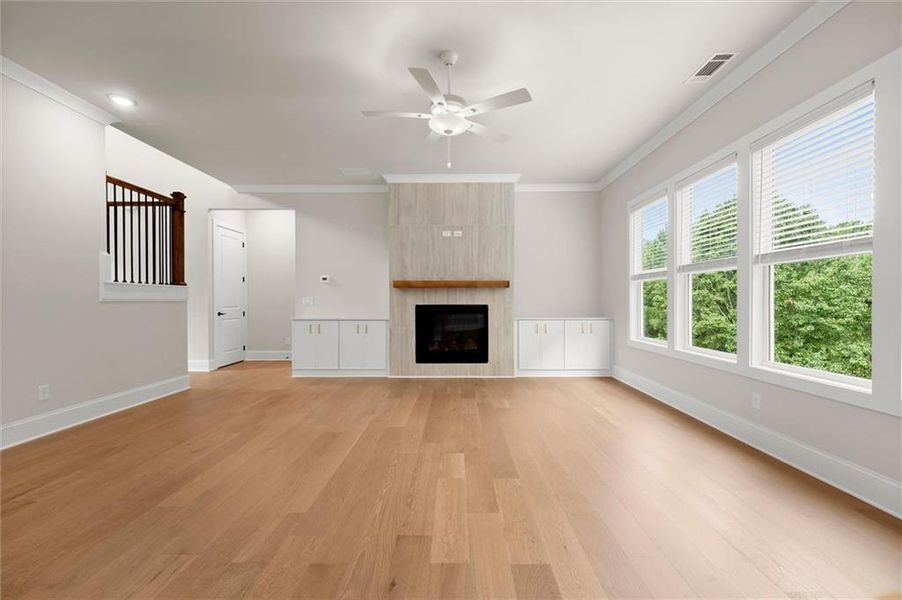 Spacious, unfurnished interior of a new home in , Flowery Branch (Image 42). Spacious, unfurnished interior of a new home in , Flowery Branch (Image 42).