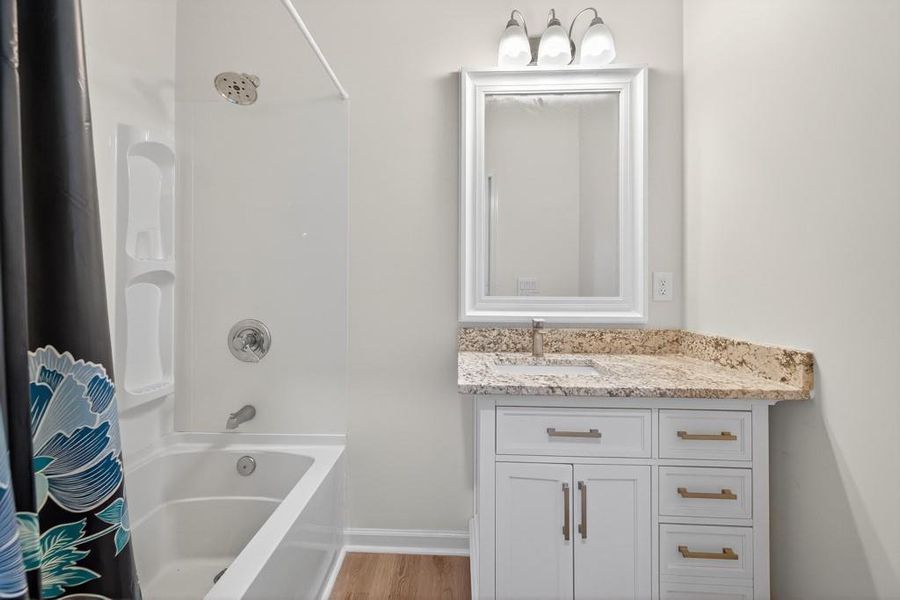 Furnished interior view inside a new home in , Oxford (Image 49).