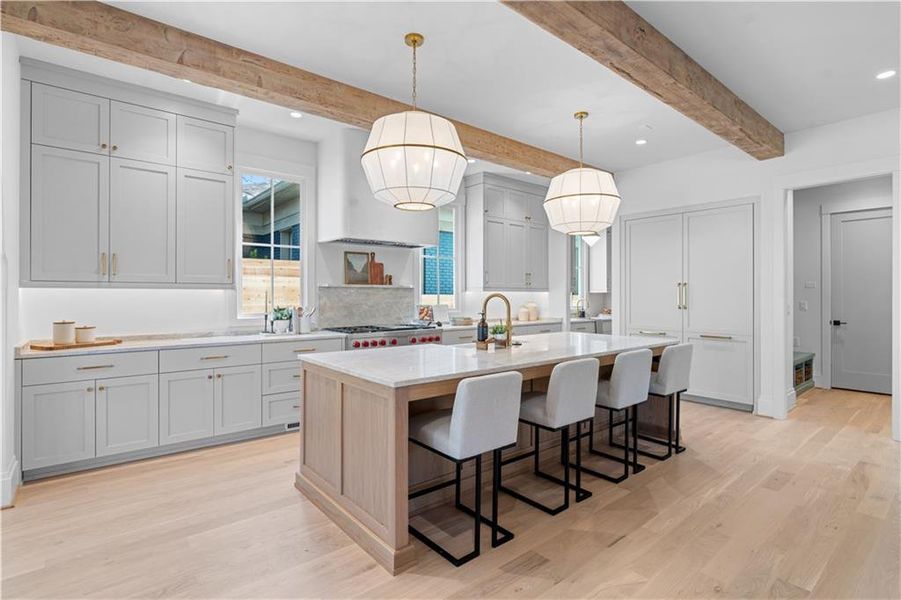 Furnished interior view inside a new home in , Atlanta (Image 13).