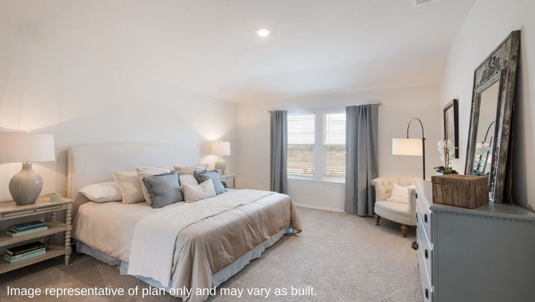 Furnished interior view inside a new home in Blue Ridge Ranch, San Antonio (Image 20).