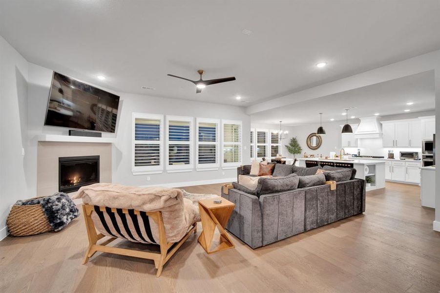 Furnished interior view inside a new home in Sweetgrass, Haslet (Image 33).