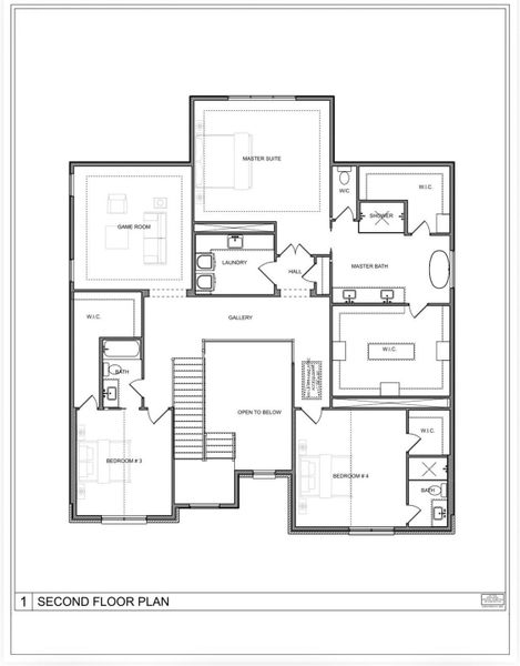 Second floor plan.
