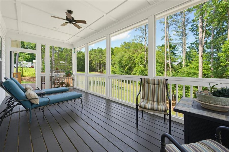Exterior details and patio area of a home in , Clarkesville (Image 3). Exterior details and patio area of a home in , Clarkesville (Image 3).