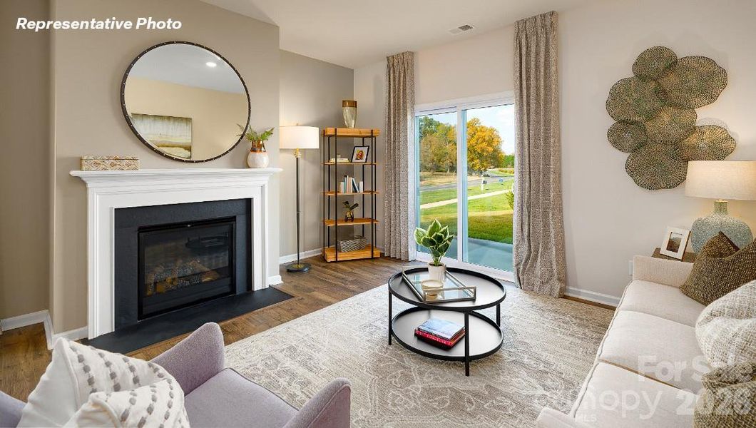 Furnished interior view inside a new home in Stanton, Richburg (Image 10).