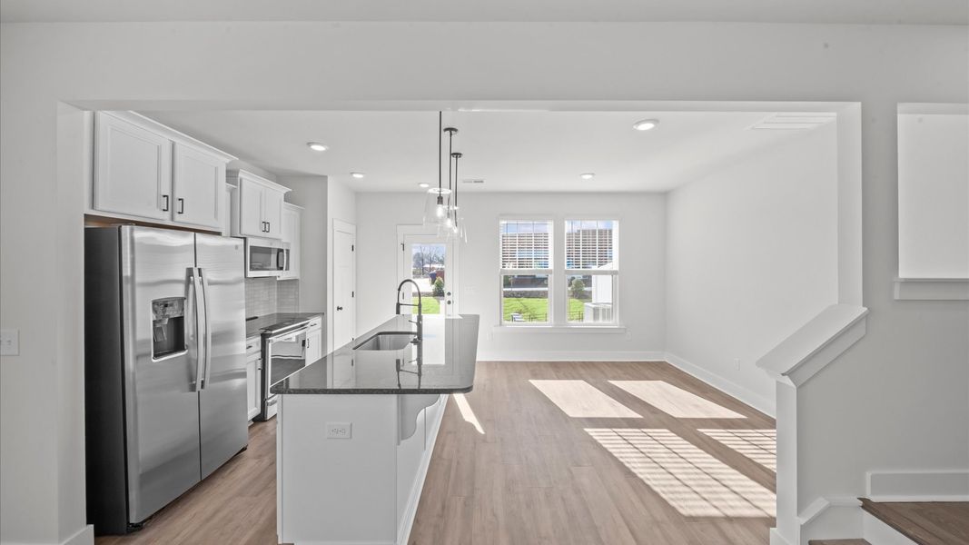 Furnished interior view inside a new home in Gresham Station, Simpsonville (Image 13).