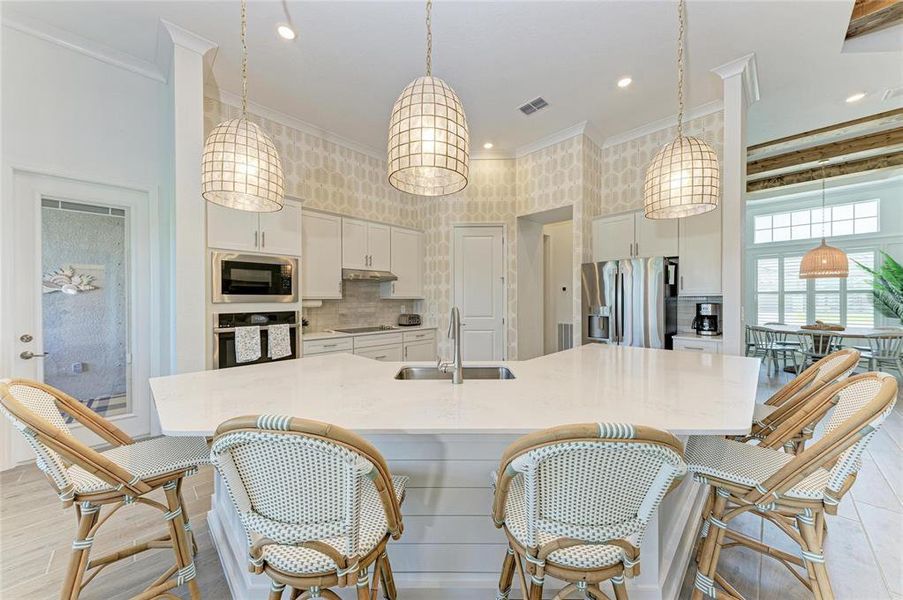 Furnished interior view inside a new home in , Venice (Image 36).