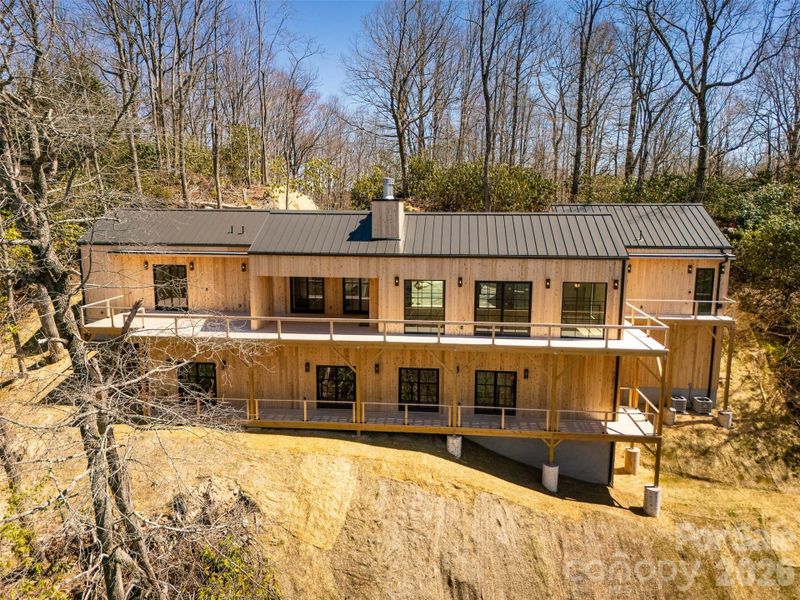 Exterior details and patio area of a home in , Brevard (Image 28). Exterior details and patio area of a home in , Brevard (Image 28).