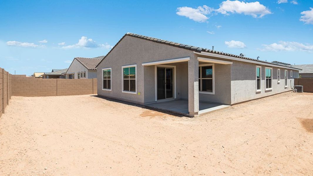 Representative exterior photo of a completed home built from the Charter by Taylor Morrison in Artisan at Asante Encore Collection, Surprise, AZ (Image 22).