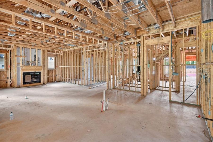 In-progress construction of a new home in , Statham, GA (Image 10).