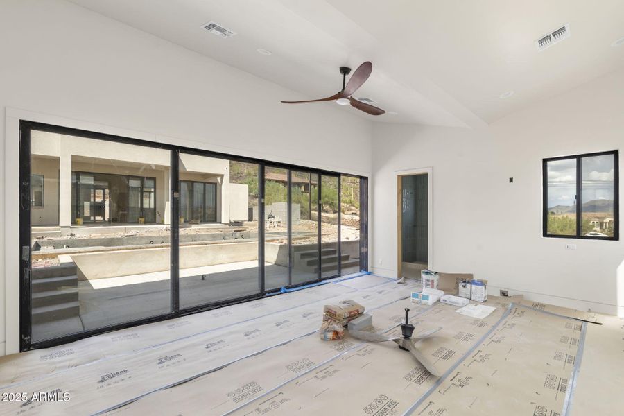 Inside the guest house