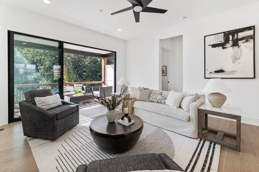 Furnished interior view inside a new home in , Alpharetta (Image 30).