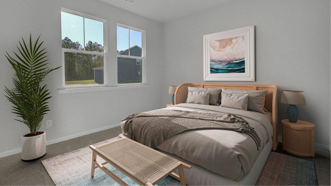 Furnished interior view inside a new home in , Summerville (Image 8).