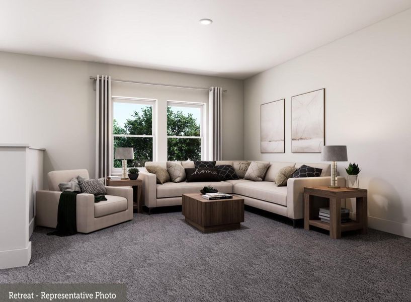 Furnished interior view inside a new home in Audubon – Ascent Collection, Magnolia (Image 6).