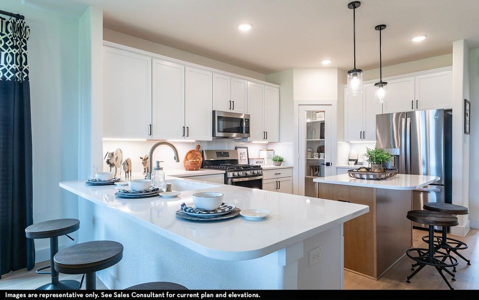 Furnished interior view inside a new home in Wildrye, Waller (Image 6).