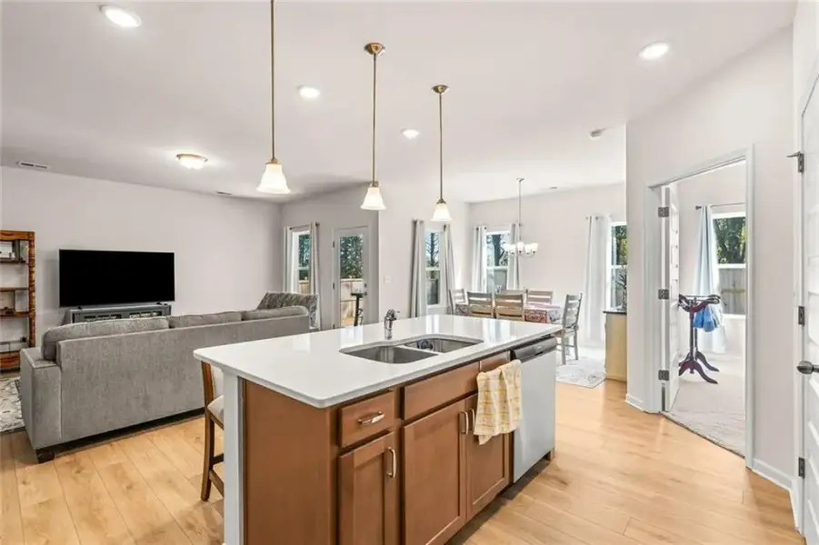 Furnished interior view inside a new home in Allen Manor, Hoschton (Image 9). Furnished interior view inside a new home in Allen Manor, Hoschton (Image 9).