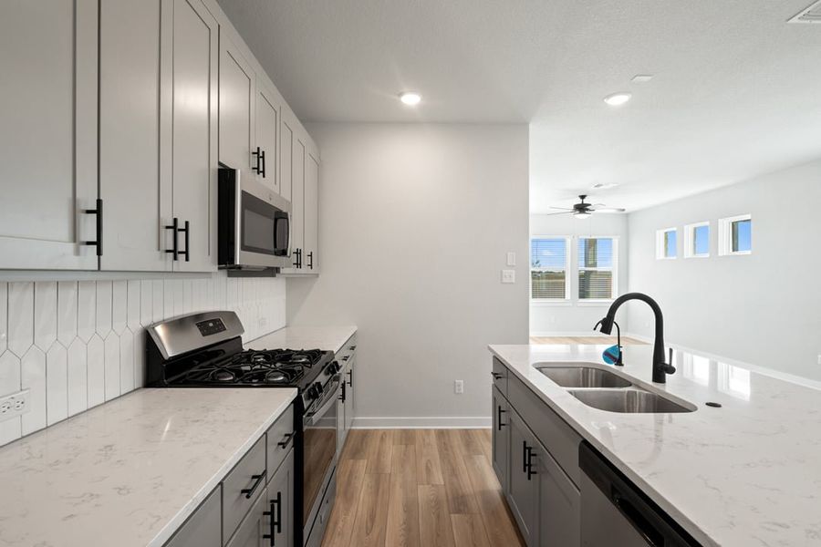 Furnished interior view inside a new home in Union Collection at Park Central, Georgetown (Image 8).