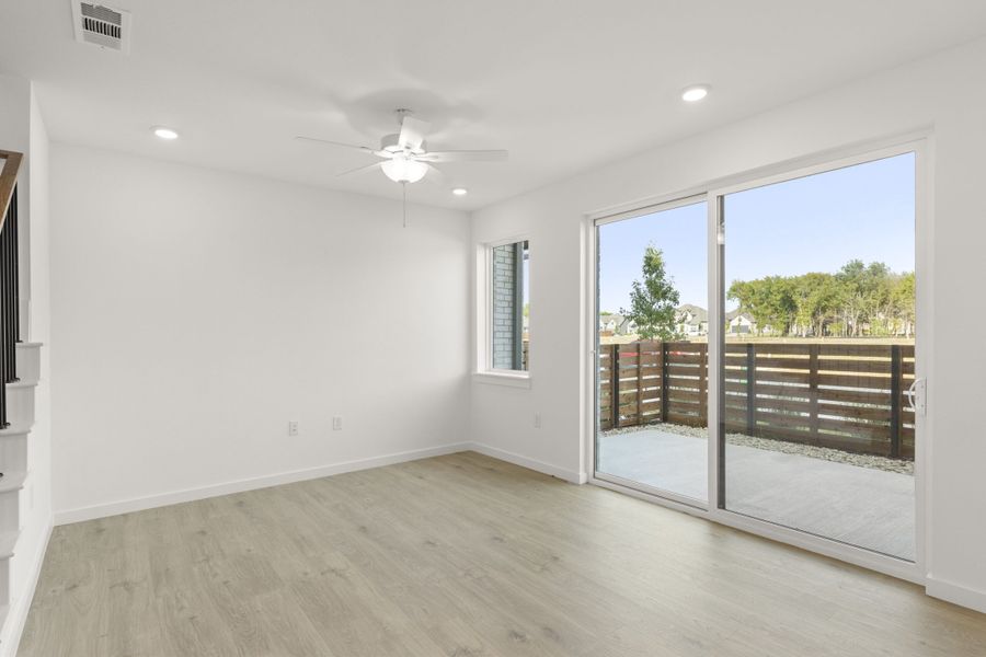 Spacious, unfurnished interior of a new home in Ten Mile Creek, Celina (Image 21). Spacious, unfurnished interior of a new home in Ten Mile Creek, Celina (Image 21).