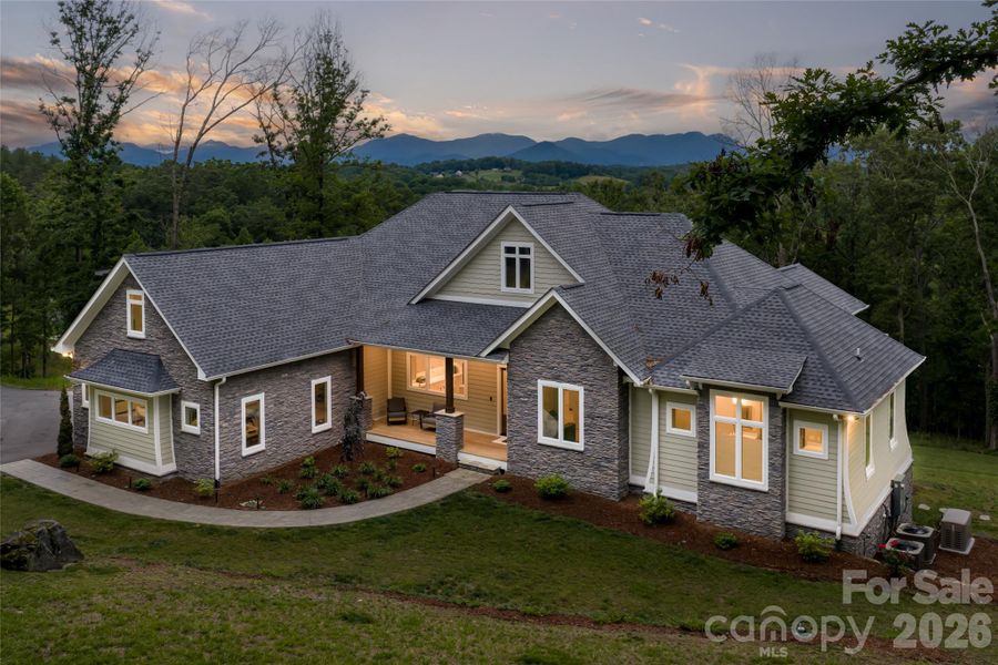 Front exterior of a new home in , Alexander, NC, highlighting curb appeal (Image 26).