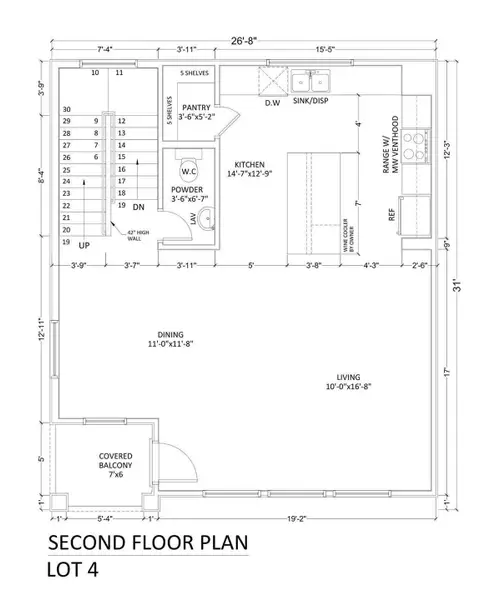2D floor plan layout of this home in , Houston, TX (Image 1).