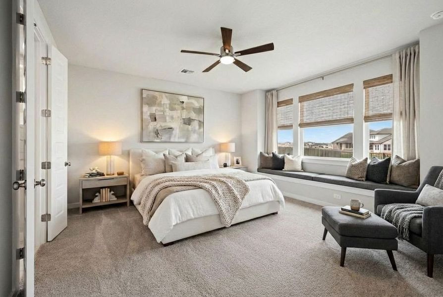 Furnished interior view inside a new home in Santa Rita Ranch, Liberty Hill (Image 8).