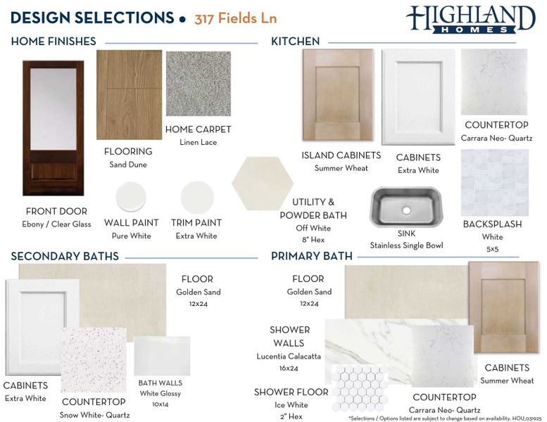 Sample of building materials used in homes in Woodforest Townhomes: Townhomes: The Villas, Montgomery (Image 20).