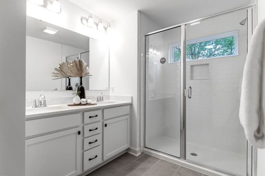 Representative furnished interior of a home built from the Charlotte by True Homes in Reeves Crossing, St. George (Image 13).