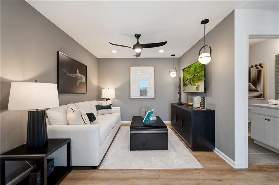 Furnished interior view inside a new home in Avery Landing, McDonough (Image 30).