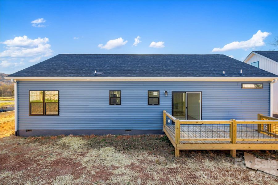 Exterior details and patio area of a home in , Arden (Image 16).