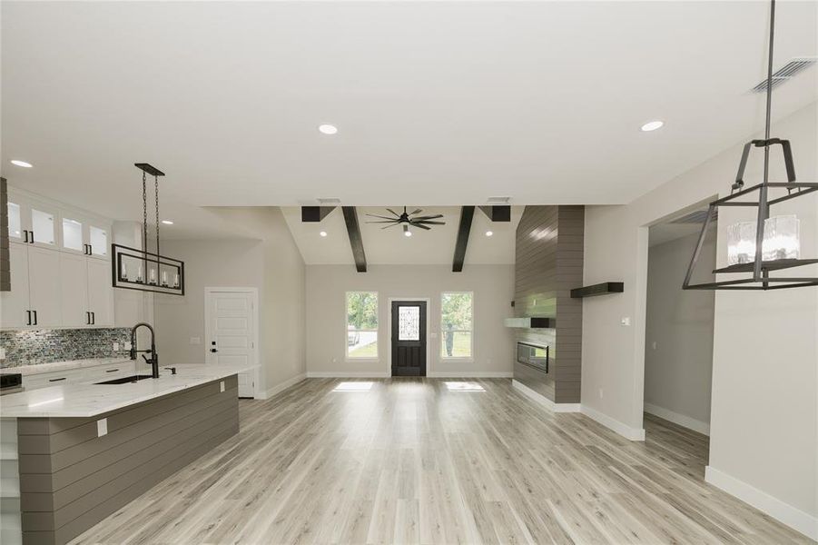 Furnished interior view inside a new home in , Greenville (Image 13).