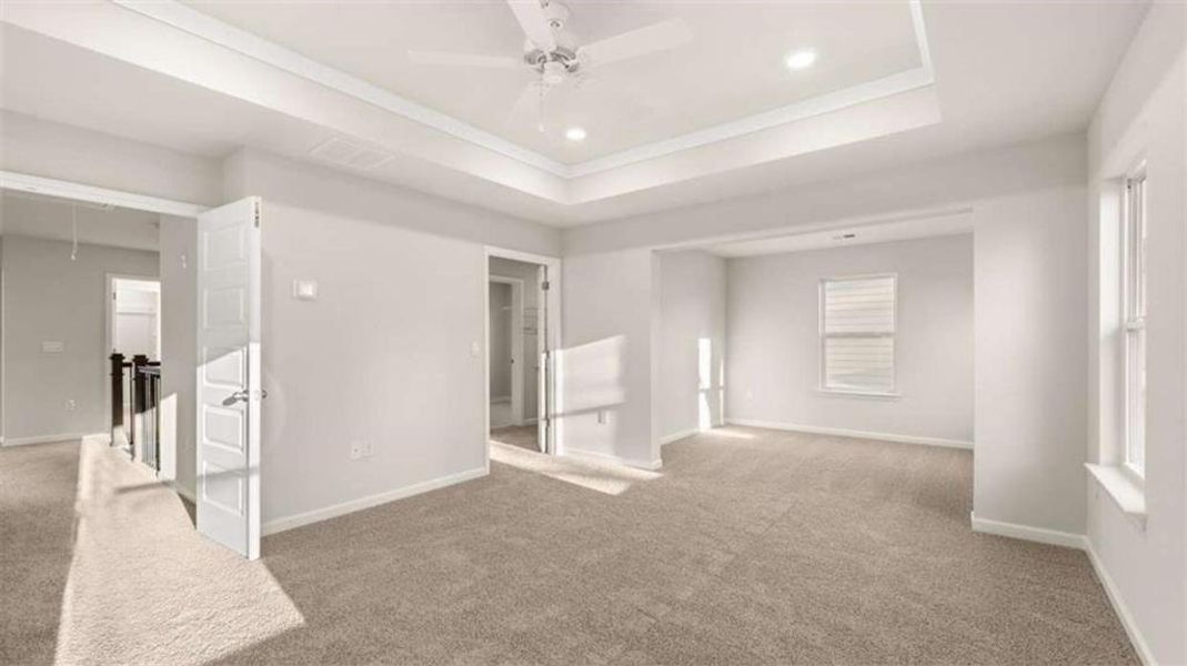 Spacious, unfurnished interior of a new home in Water Oak Estates, Lawrenceville (Image 30). Spacious, unfurnished interior of a new home in Water Oak Estates, Lawrenceville (Image 30).