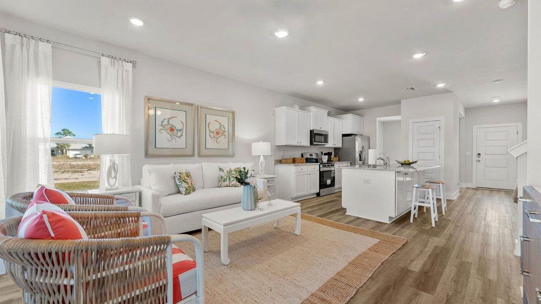 Furnished interior view inside a new home in Misting Springs, Crawfordville (Image 5). Furnished interior view inside a new home in Misting Springs, Crawfordville (Image 5).